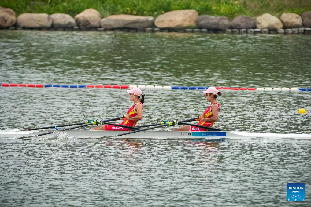 Highlights of rowing races at 19th Asian Games