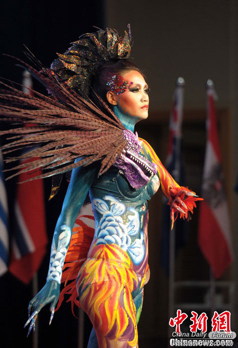 myth body painting show